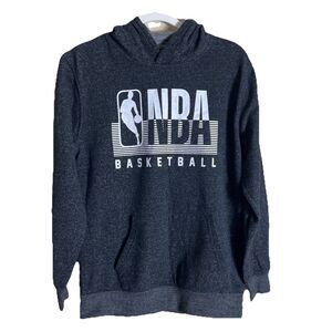 NBA Basketball‎ Dark Gray Hoodie Size Small Adult